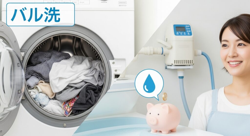 洗濯で水道代を節約する具体的な方法