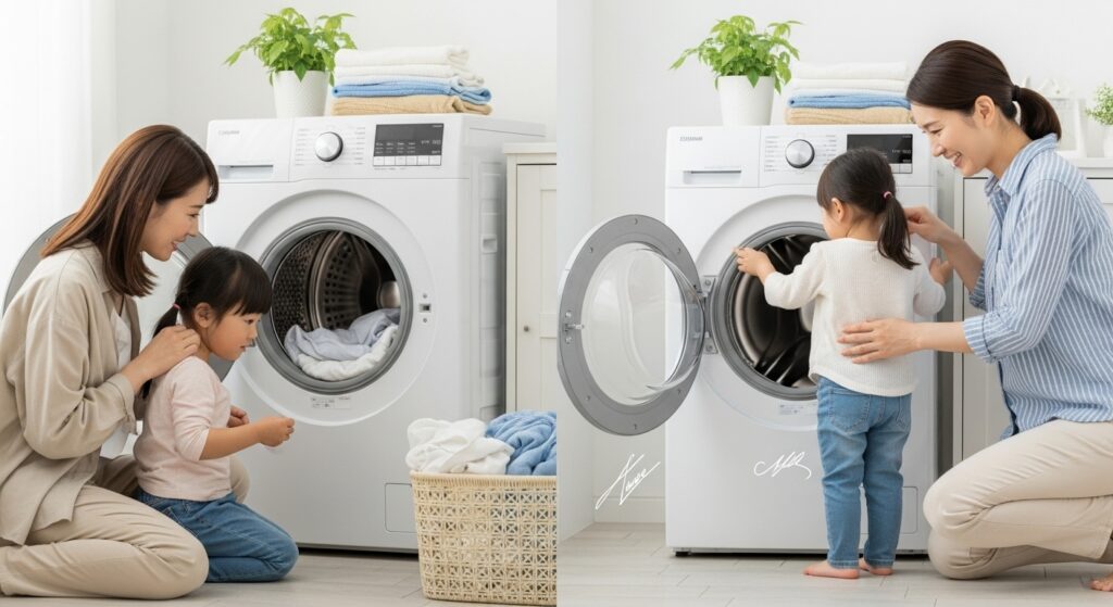 ドラム式洗濯機の洗浄力が心配?縦型との違いと洗い方の工夫