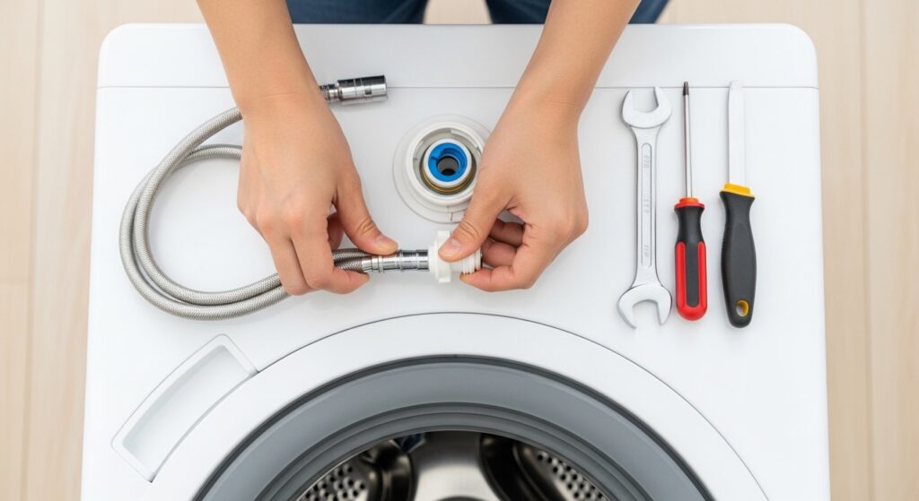 自分で洗濯機を設置する際の完全ステップ
