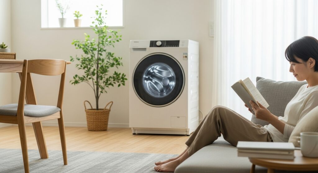 最新機種は揺れにくい？静音性に優れたドラム式洗濯機と技術