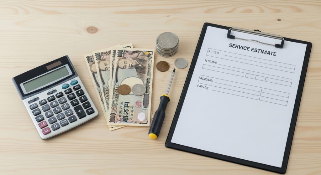修理代はいくら?料金の目安を解説
