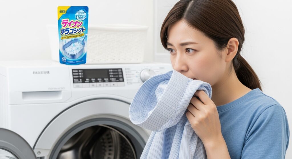 生乾きの臭い対策と洗濯槽のメンテナンス