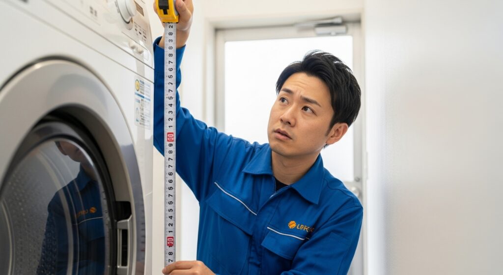 洗濯機設置スペースへの影響