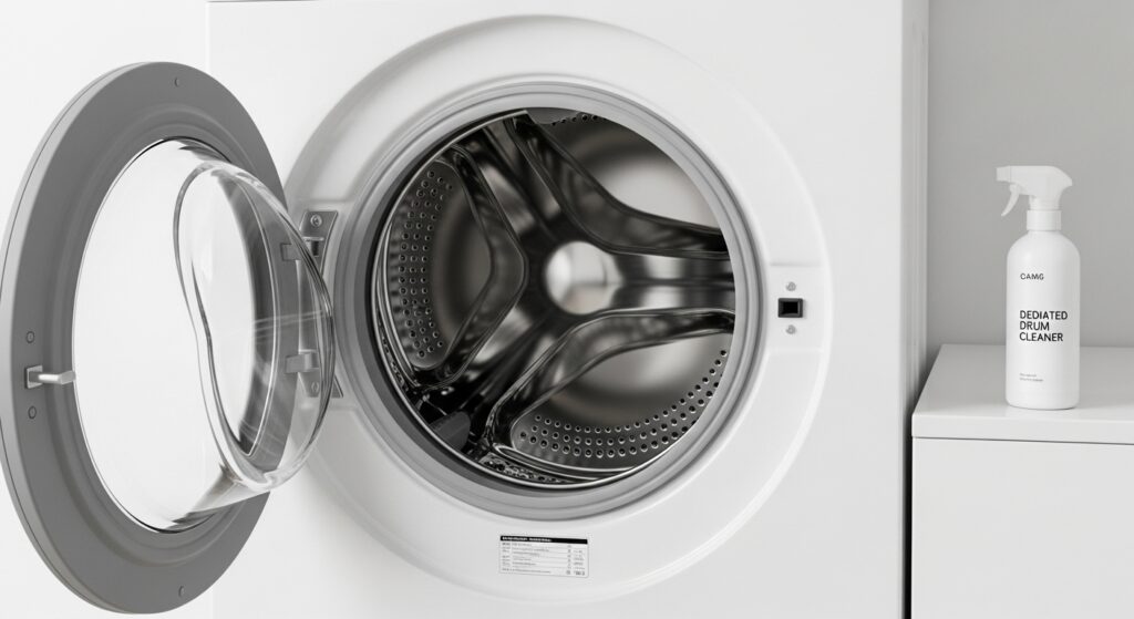 洗濯槽の徹底洗浄とドラム式専用クリーナーの活用
