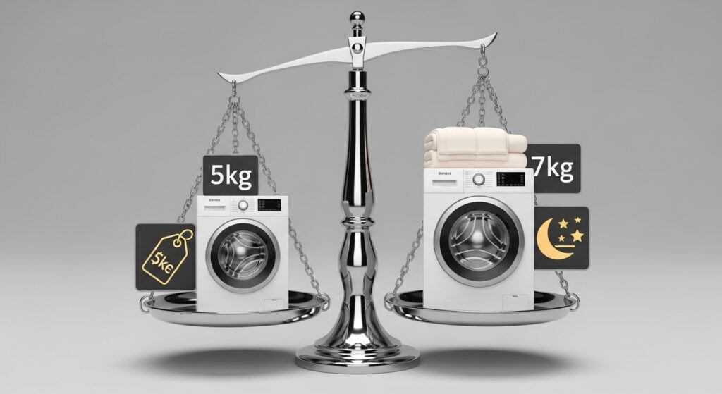 5kg・6kg・7kgのメリット・デメリット比較