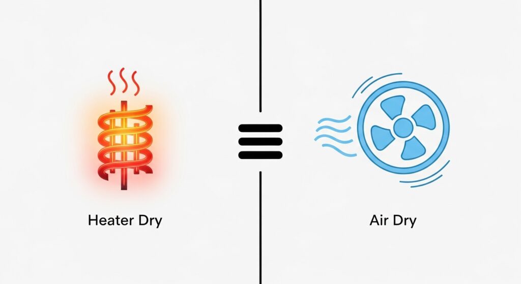 仕組みを解説：「風乾燥」は乾燥機能ではない