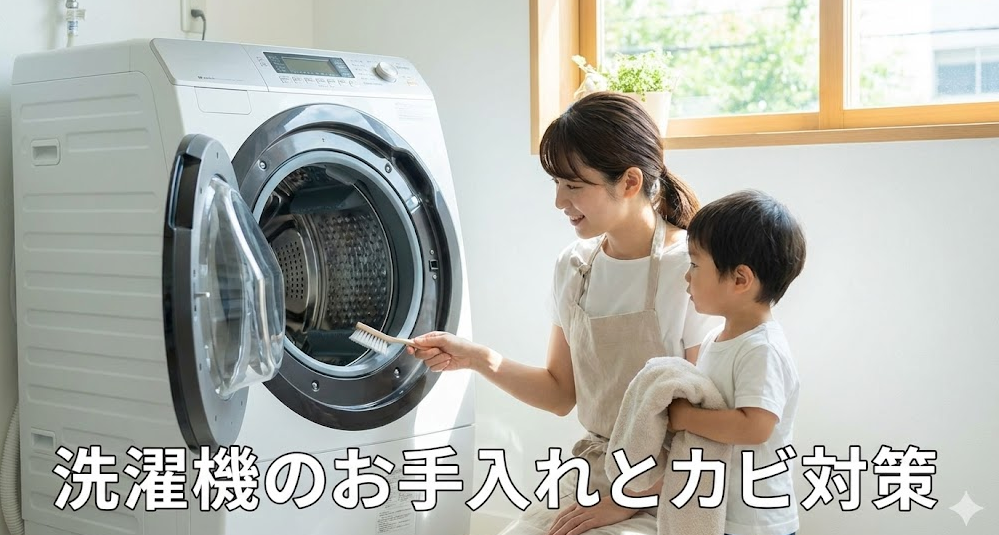 4人家族の洗濯機お手入れとカビ対策