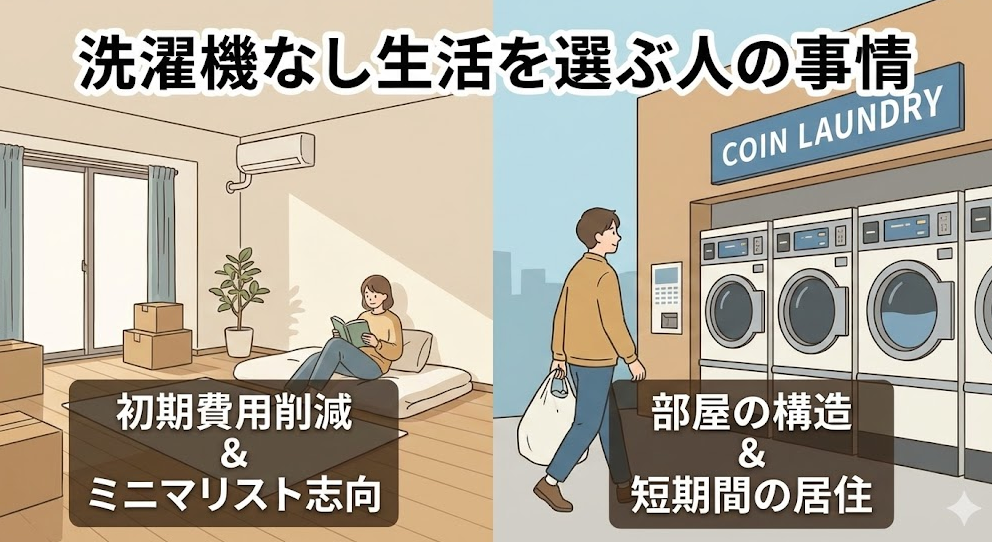 洗濯機なし生活を選ぶ人の事情