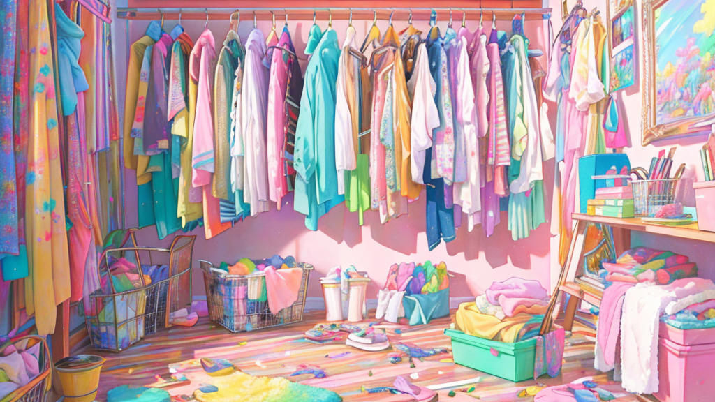 洗濯物の種類や入れ方の問題で生乾きになるケース