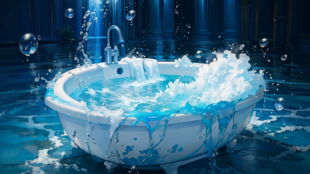 節水効果と水流による高い洗浄力の特徴