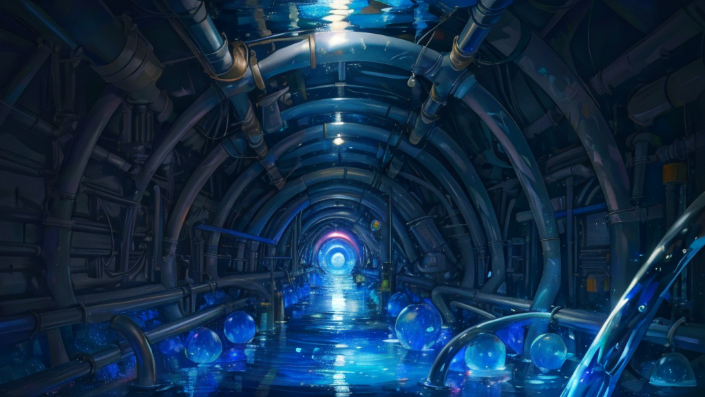 柔軟剤投入口が自動で流れる仕組み(サイフォン式)