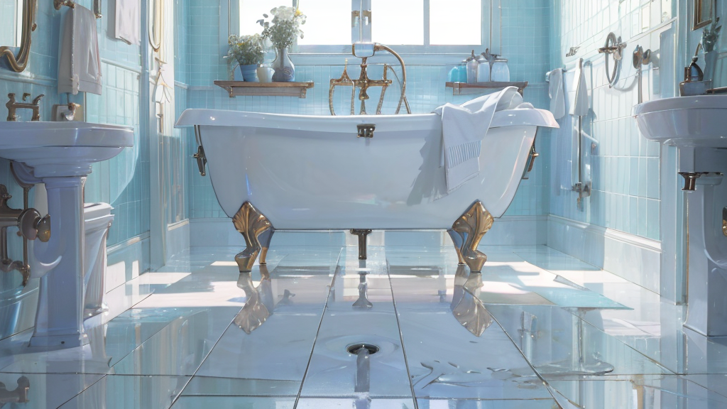 排水口・排水エルボの有無と位置を確認する