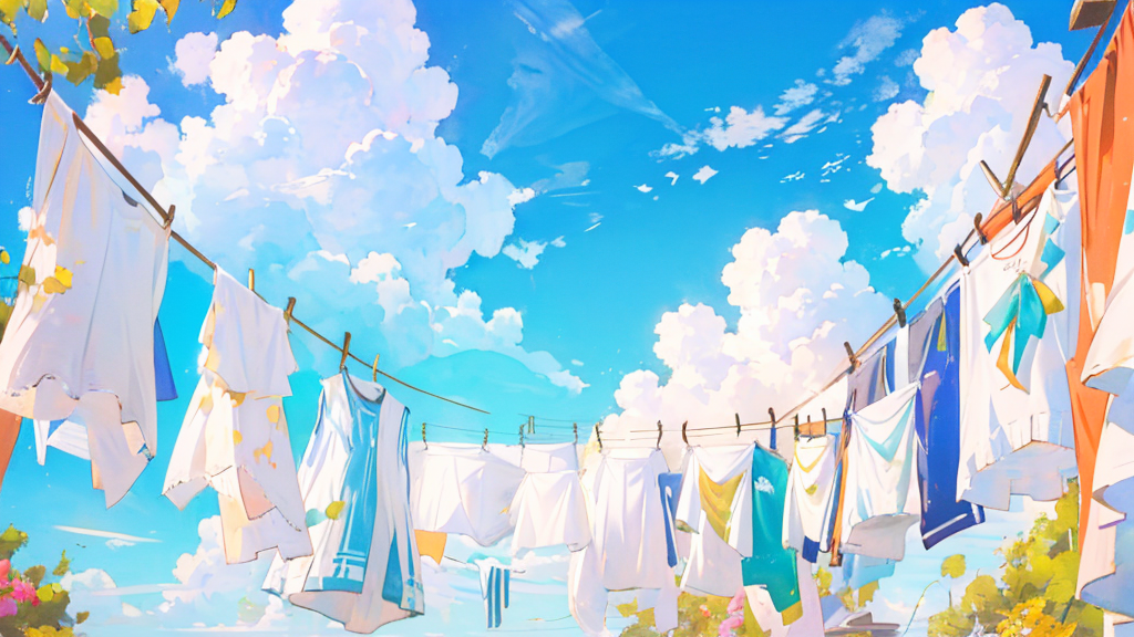 柔軟剤を使った洗い直しと自然乾燥による仕上げ方法