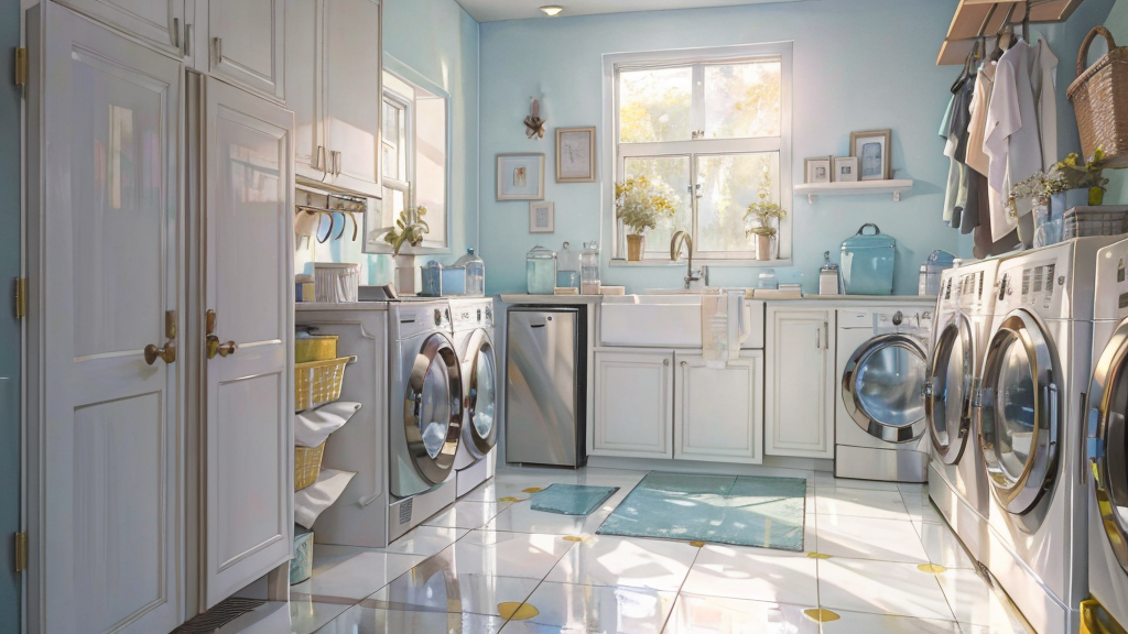 洗濯機の傾きやドアロック不良で脱水できない場合