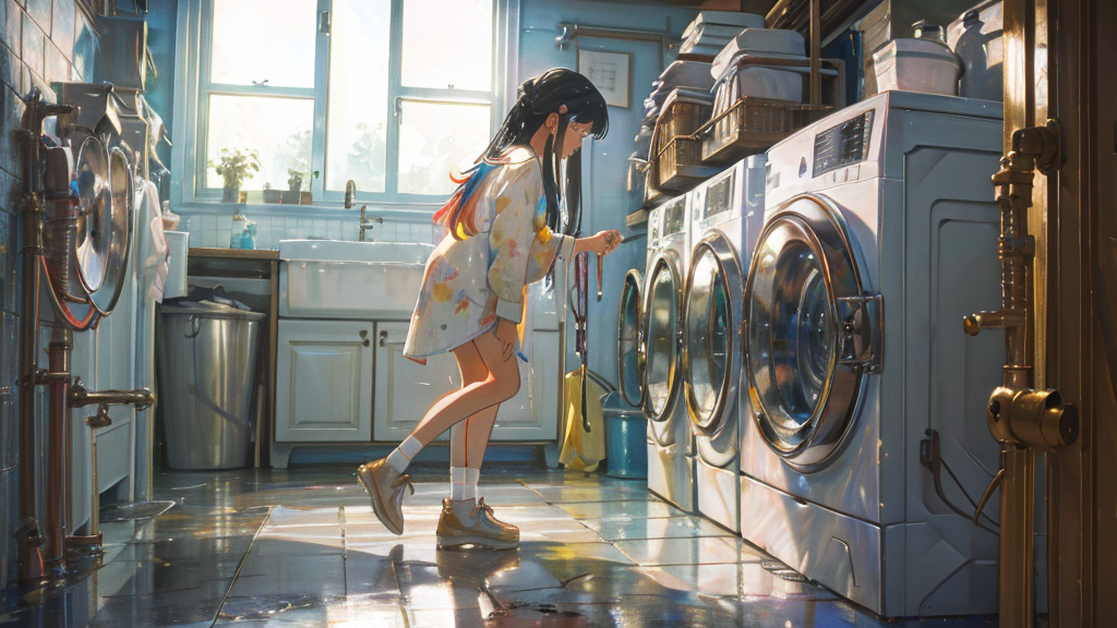 Step 2: パイプクリーナー投入とパーツの洗浄