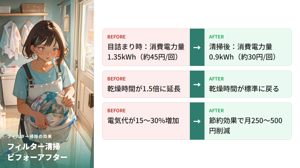 フィルター掃除と定期メンテナンスで乾燥効率を上げる方法