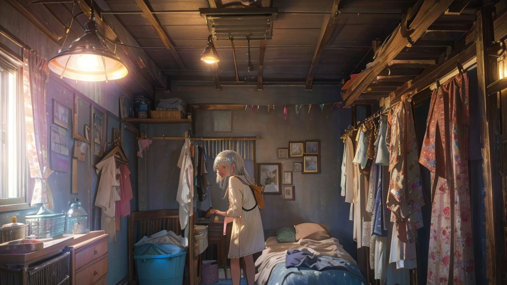 夜間の洗濯は室内干し＋除湿機で素早く乾燥させる工夫