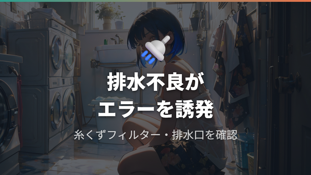 排水口の詰まりが招く「疑似アンバランス」とは