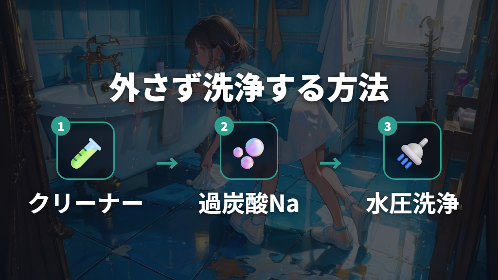 外せない排水口の詰まりと臭いを解消する3つの洗浄方法