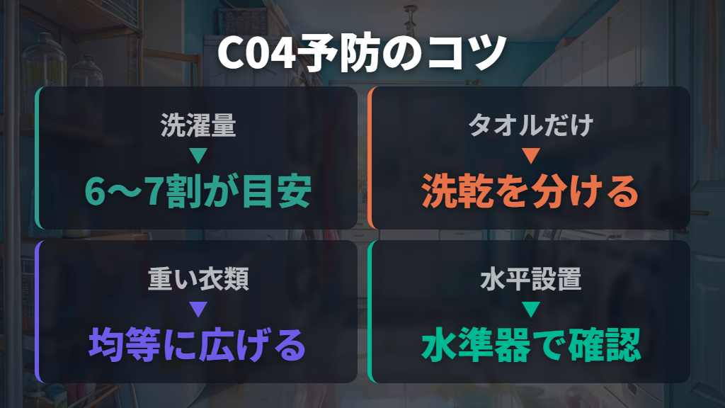 C04を繰り返さないための予防と洗い方のコツ