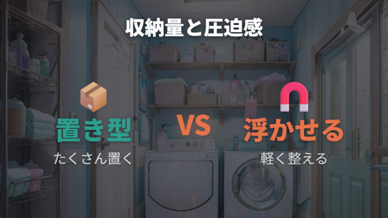 棚やラックで収納量を増やす工夫を比較する