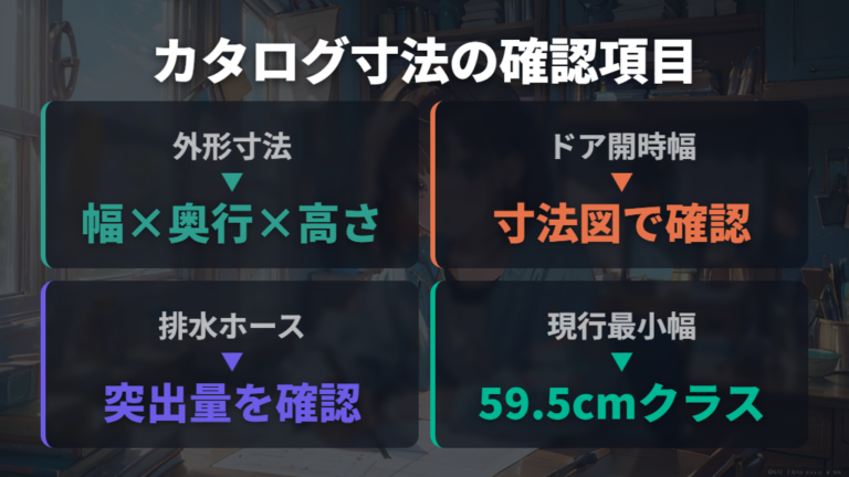 ドラム式洗濯機サイズ寸法一覧表で確認する現行最小幅