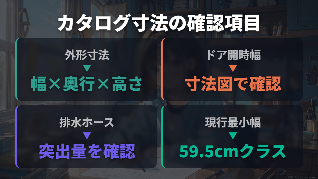 ドラム式洗濯機サイズ寸法一覧表で確認する現行最小幅