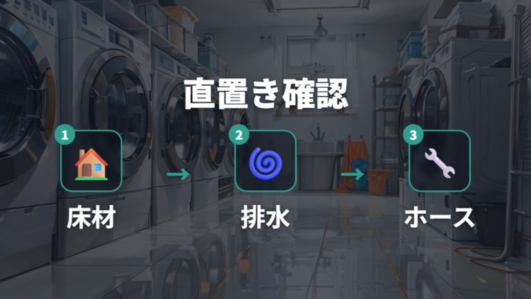 防水パンなしで置ける条件を床材と排水で見る