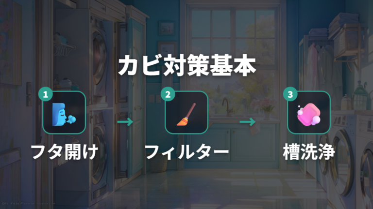 槽洗浄とカビ対策の基本は穴なし槽でも必要