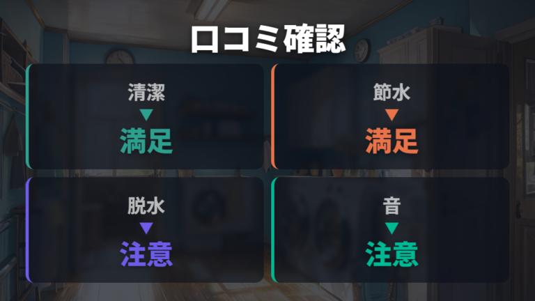 一般レビュー上の満足点と後悔点を購入前に確認する