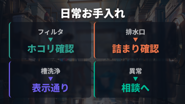 故障を防ぐ日常のお手入れはどこまで必要？