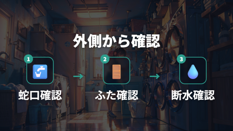 水が出ないときの基本確認は蛇口・フタ・断水から始める