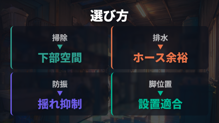 市販の置き台タイプ別の選び方を目的から決める