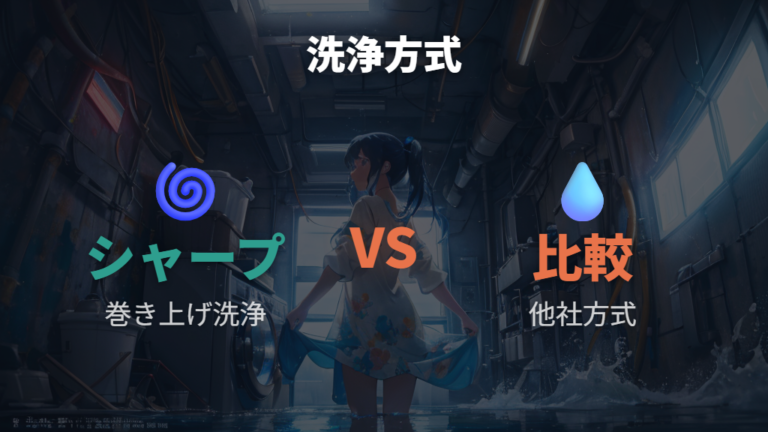 穴なし槽の洗浄方式と節水性を確認する