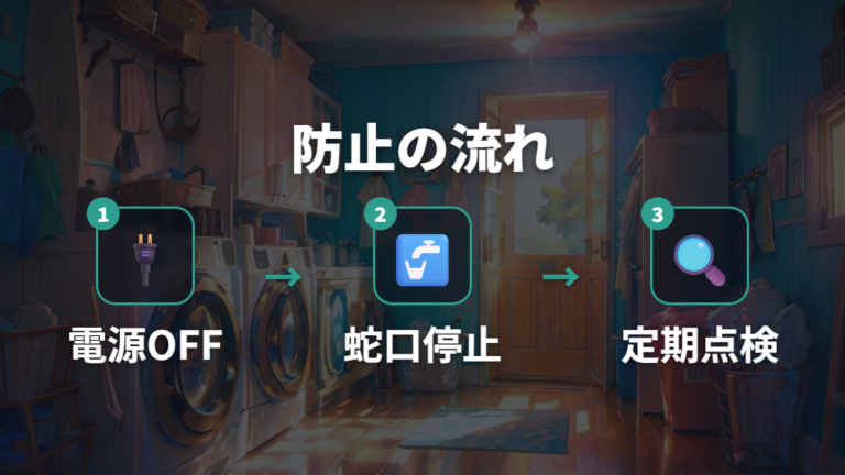 水漏れ事故を防ぐ注意点は止水と点検にある