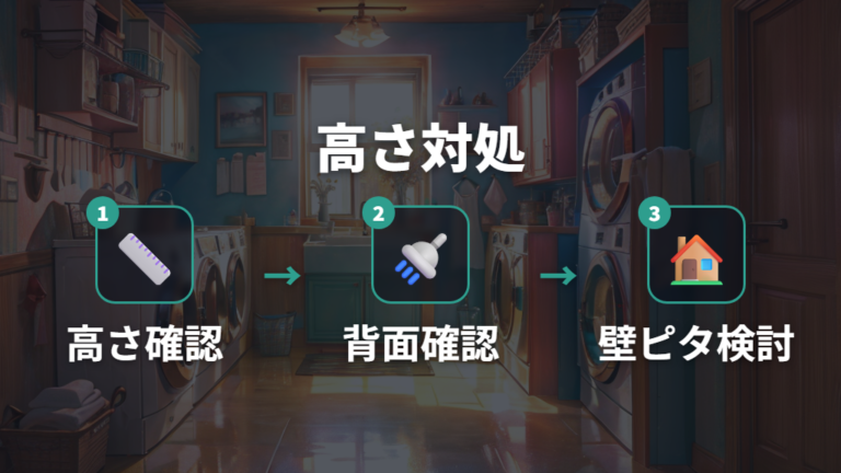 高さが合わない時の対処法は壁ピタ水栓を中心に考える