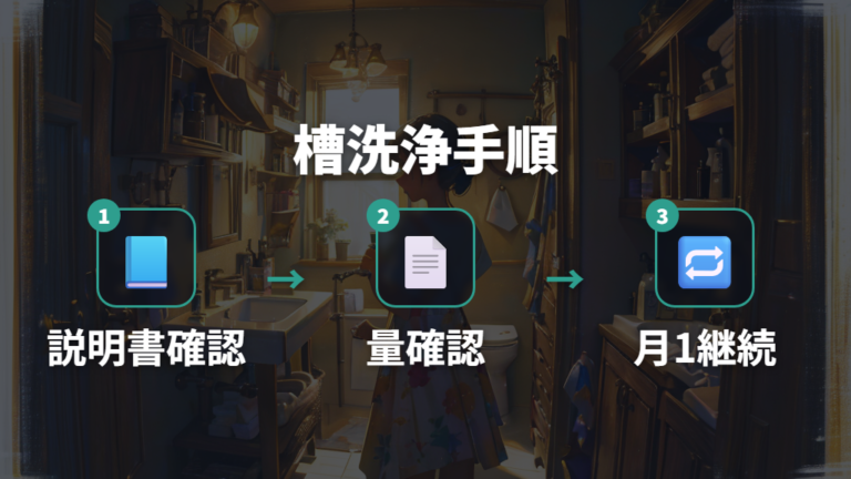 洗濯槽クリーナーの使い方は説明書確認が前提