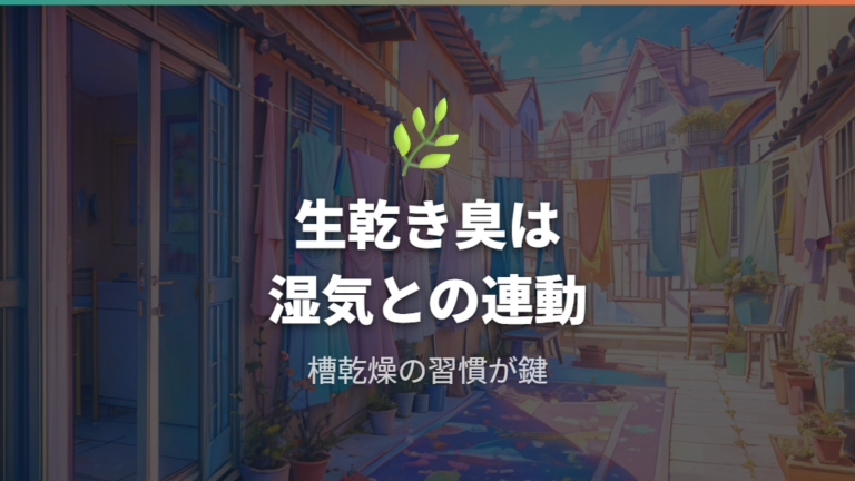 生乾き臭は洗濯槽の乾燥と汚れから考える