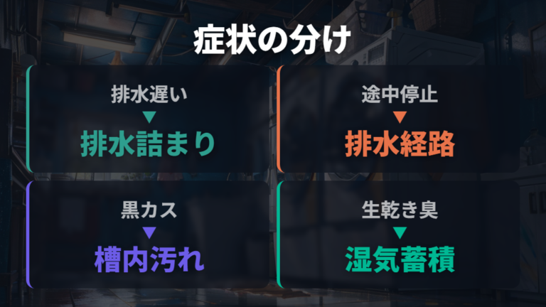 掃除不足で起きる不具合を症状別に確認する