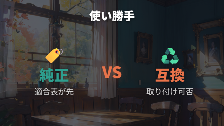 純正品と互換品の口コミ比較で見る使い勝手