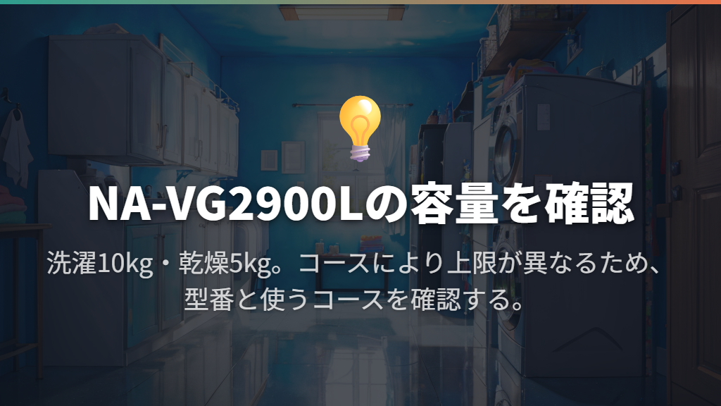 四角いデザインが魅力。容量は洗濯10kg・乾燥5kg